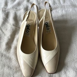 Galo open backed heels